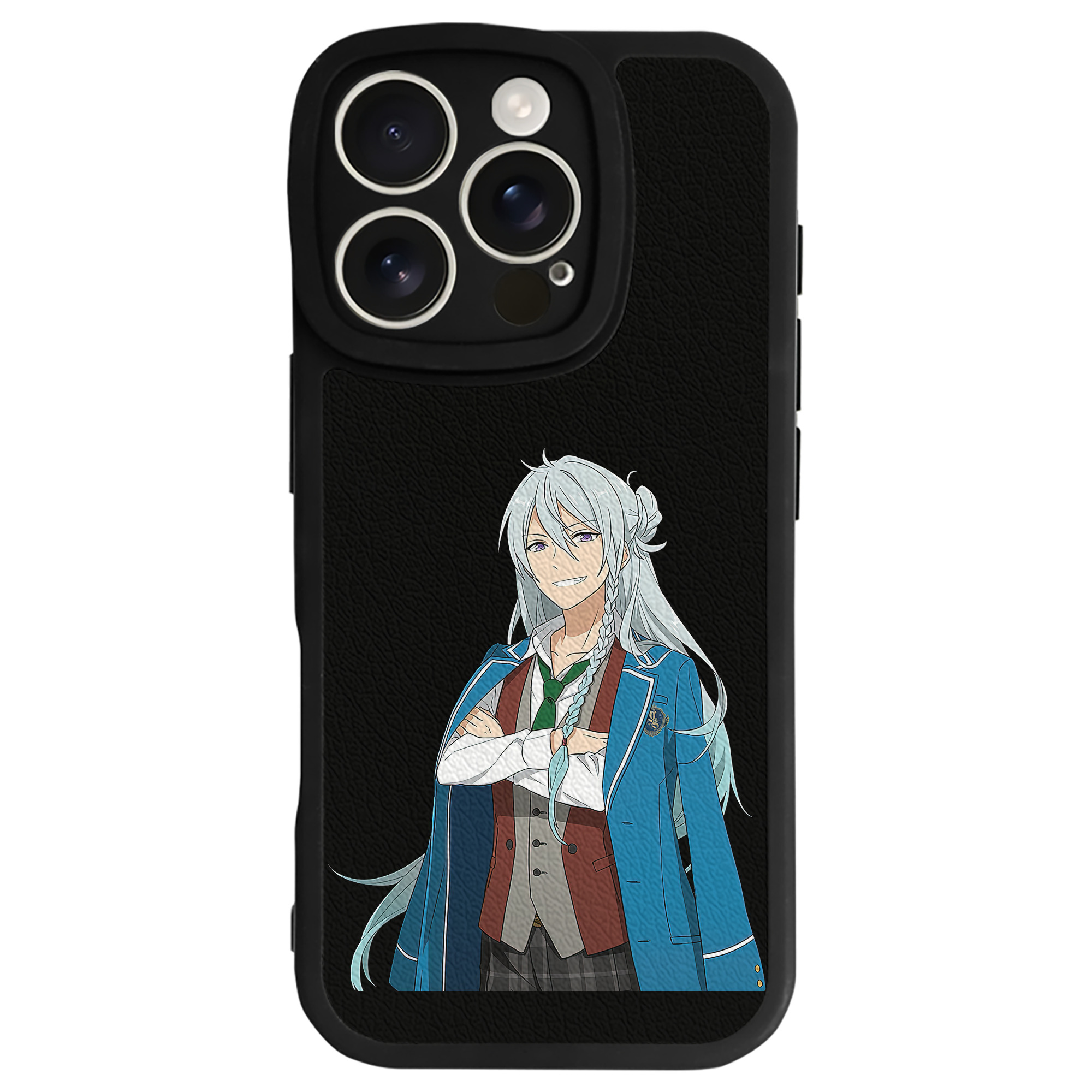 （画像用） あんさんぶるスターズ! Ensemble Stars 【iPhone 16シリーズ対応】シリコンスマホケース（レザー調） 材質：シリコン
